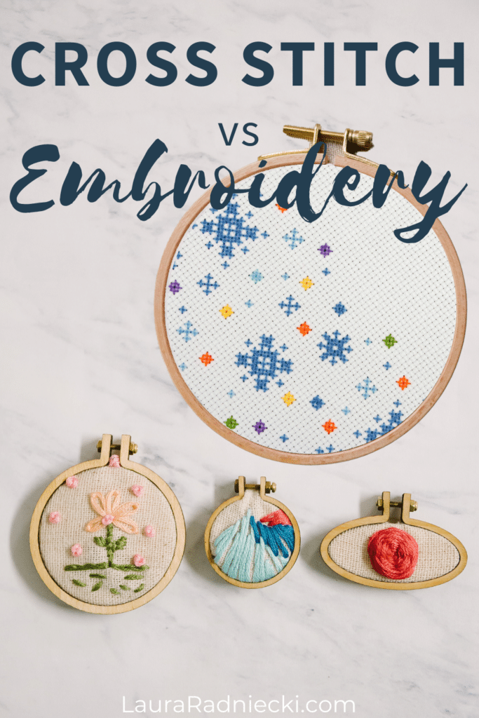 Cross Stitch vs Embroidery | What is the Difference, Which is Easier?