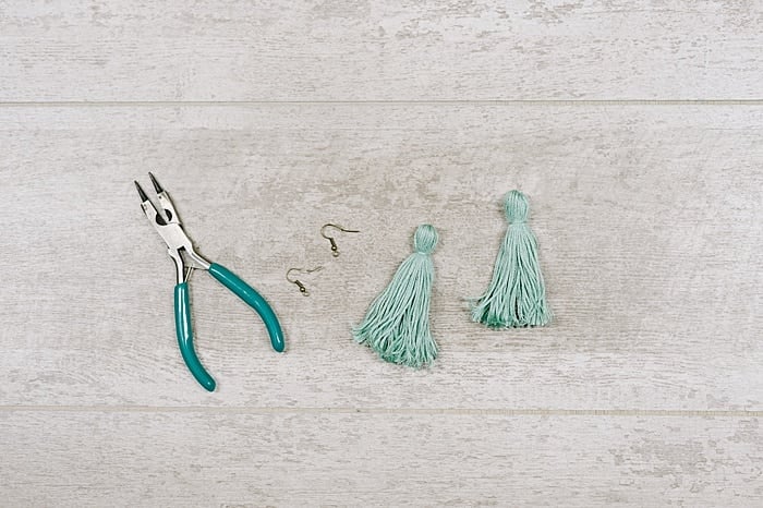 tassels ready to be made into earrings