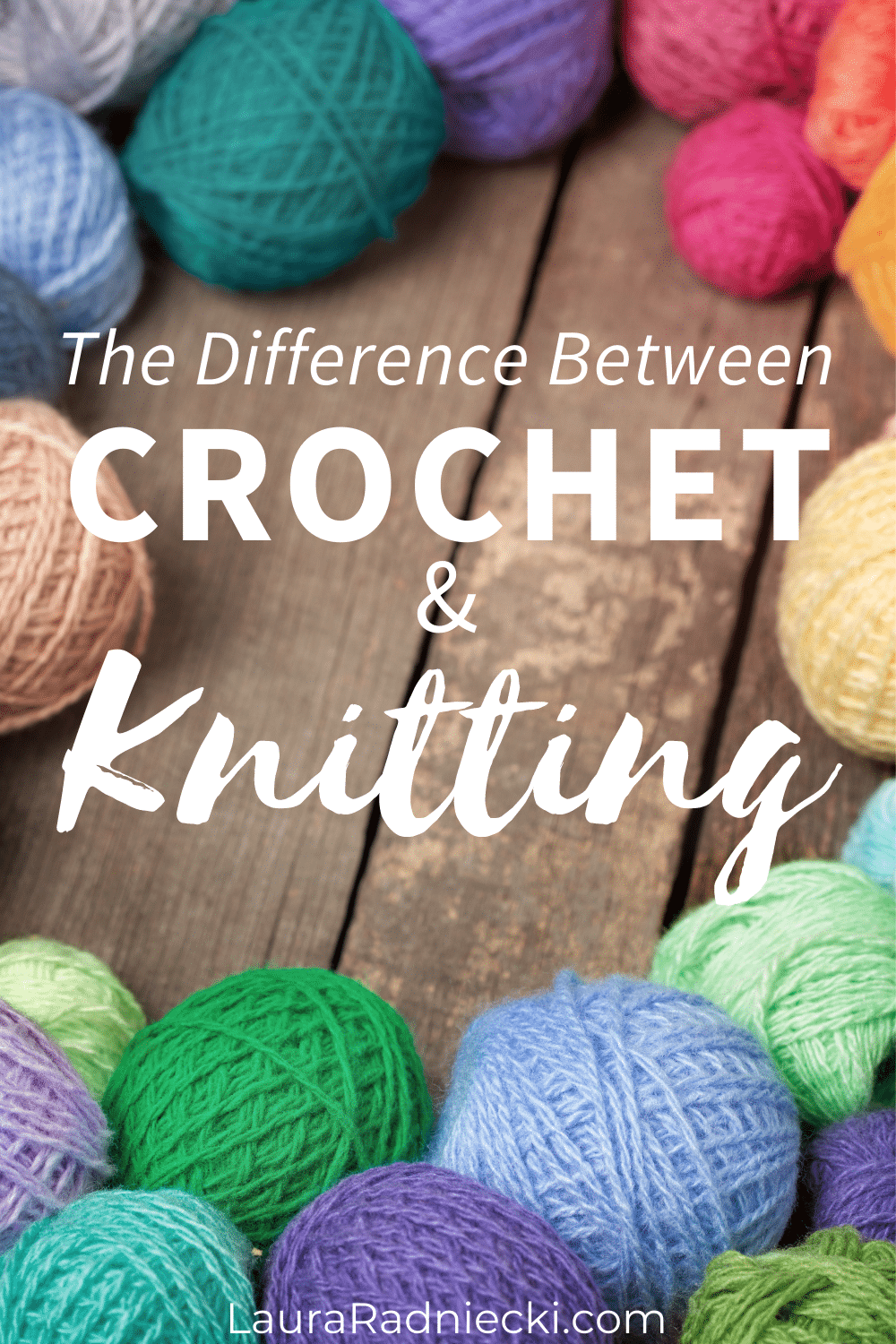 the difference between crochet and knitting