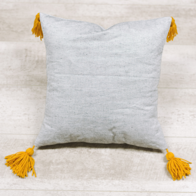 How to Make a Pillow Cover with Tassels