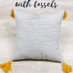 How to Make a Pillow Cover with Tassels