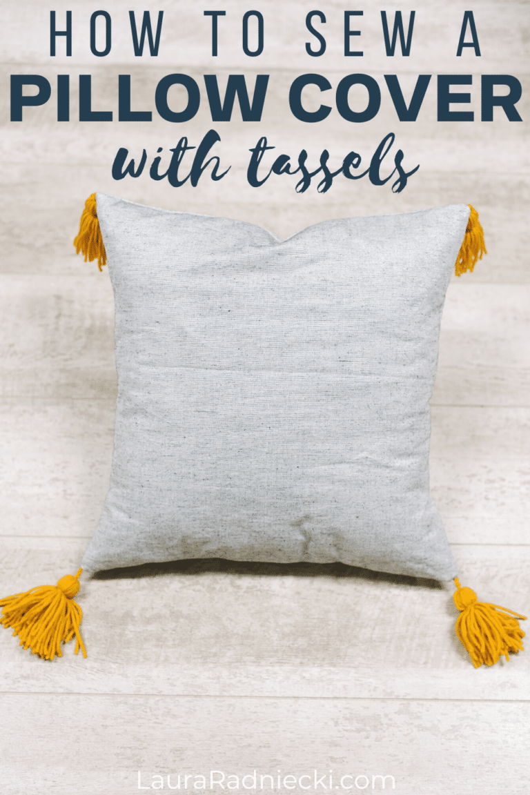 How to Make a Pillow Cover with Tassels DIY Tassel Pillow Covers