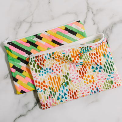 How to Make a 6 Minute Zipper Pouch