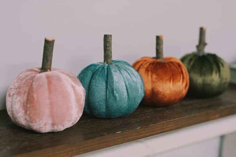 DIY Fabric Pumpkins from the Dollar Tree | Rustic Chic Fall Decor