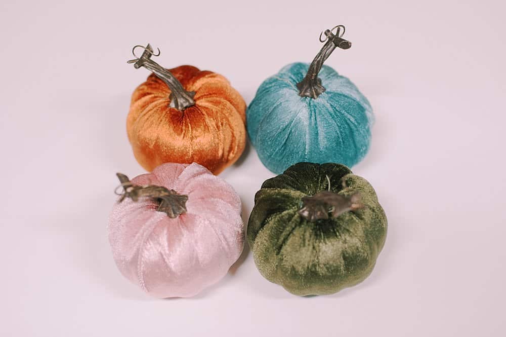 how to make diy fabric pumpkins from the dollar store