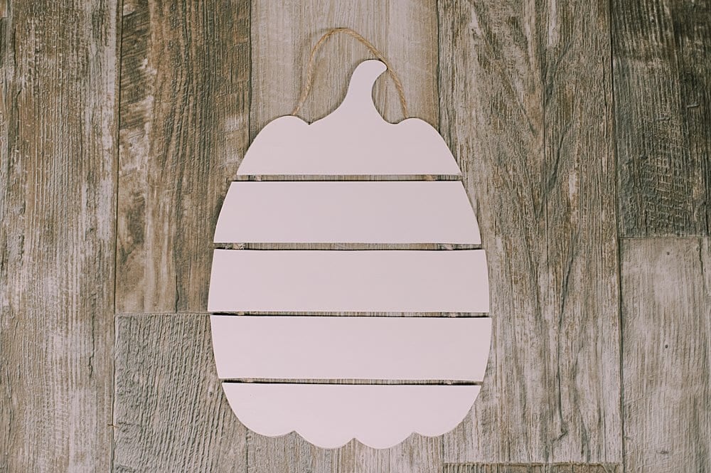 how to make a diy farmhouse pumpkin sign from the dollar tree