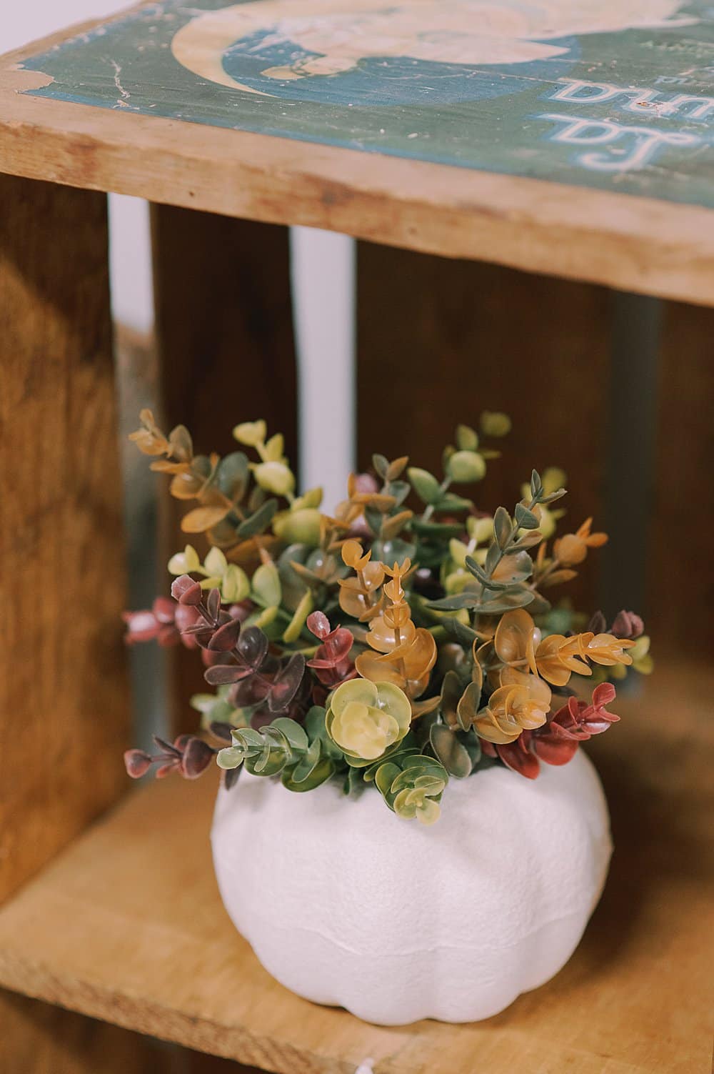 How to Make a Faux Eucalyptus Pumpkin
