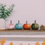 How to make fabric pumpkins from the dollar store with Laura Radniecki
