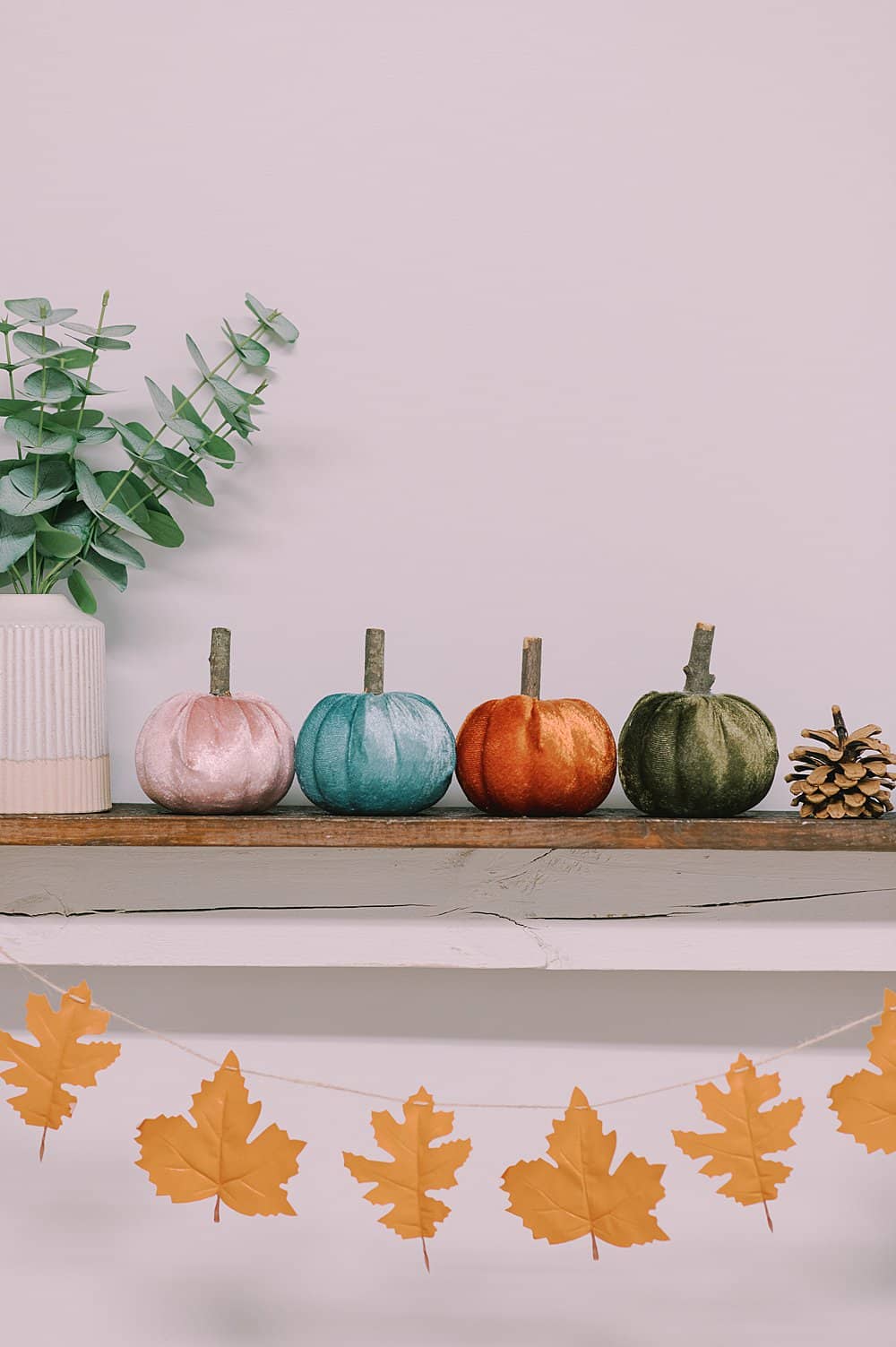 DIY Fabric Pumpkins from the Dollar Tree