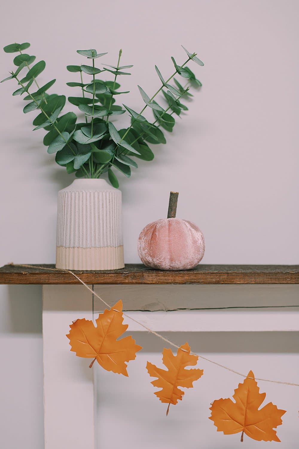 How to Make a Faux Leather Leaf Garland