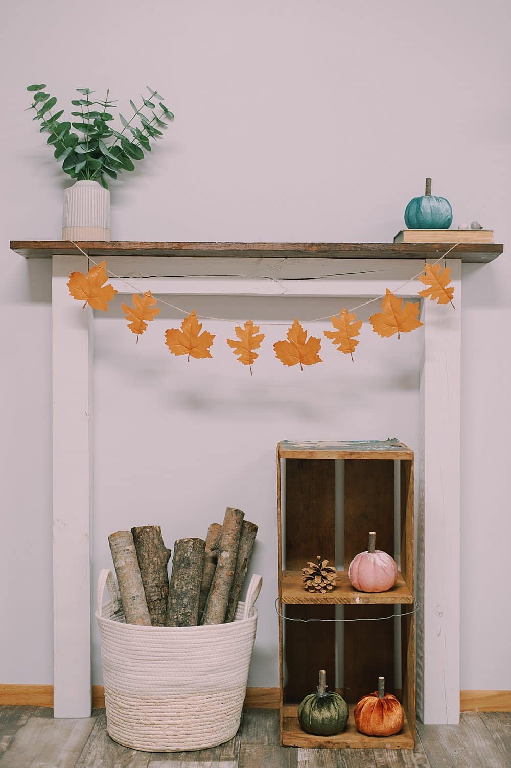 leather leaf garland