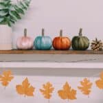 how to make diy fabric pumpkins from the dollar tree