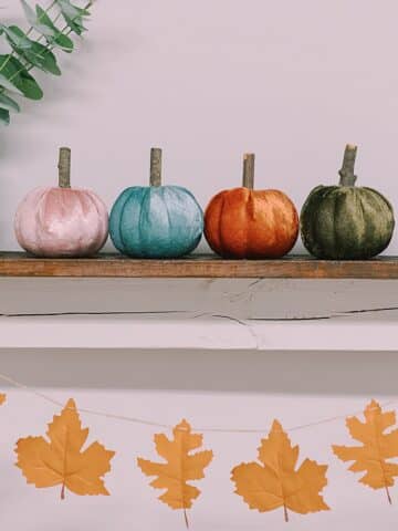 how to make diy fabric pumpkins from the dollar tree