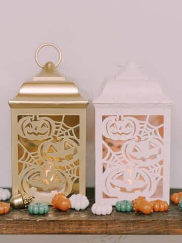 how to make diy halloween lanterns from the dollar tree