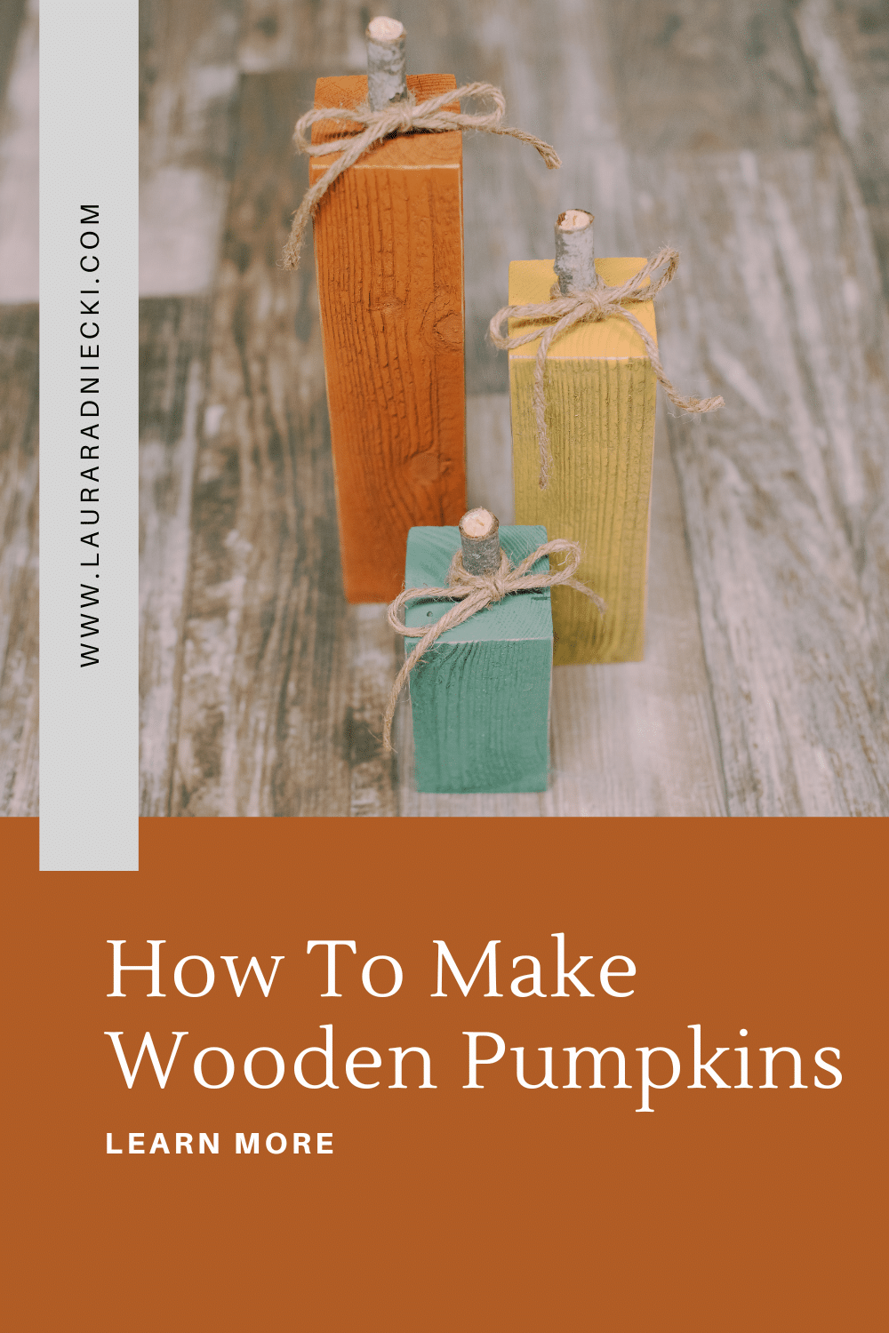 How to Make Wooden Pumpkins