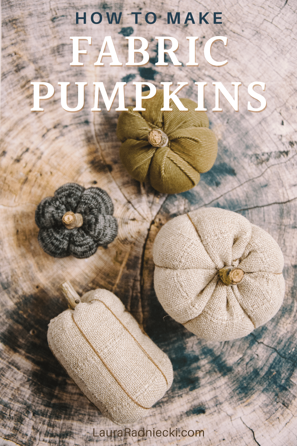 How to Make Fabric Pumpkins