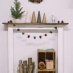 How to make DIY Christmas Trees using cones wrapped with rope, yarn, or jute.