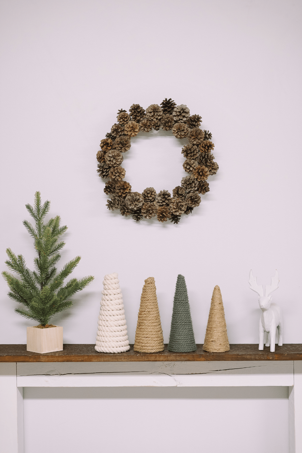 How to Make DIY Christmas Trees with Rope, Jute, Twine, and Yarn