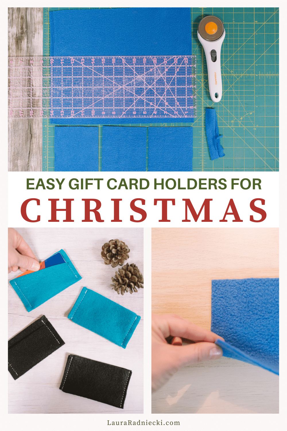 How to Sew Gift Card Pouches