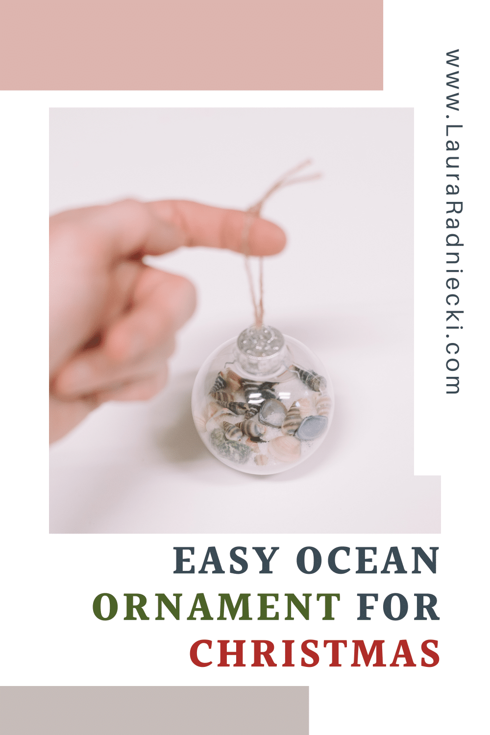 How to Make an Ocean Christmas Ornament