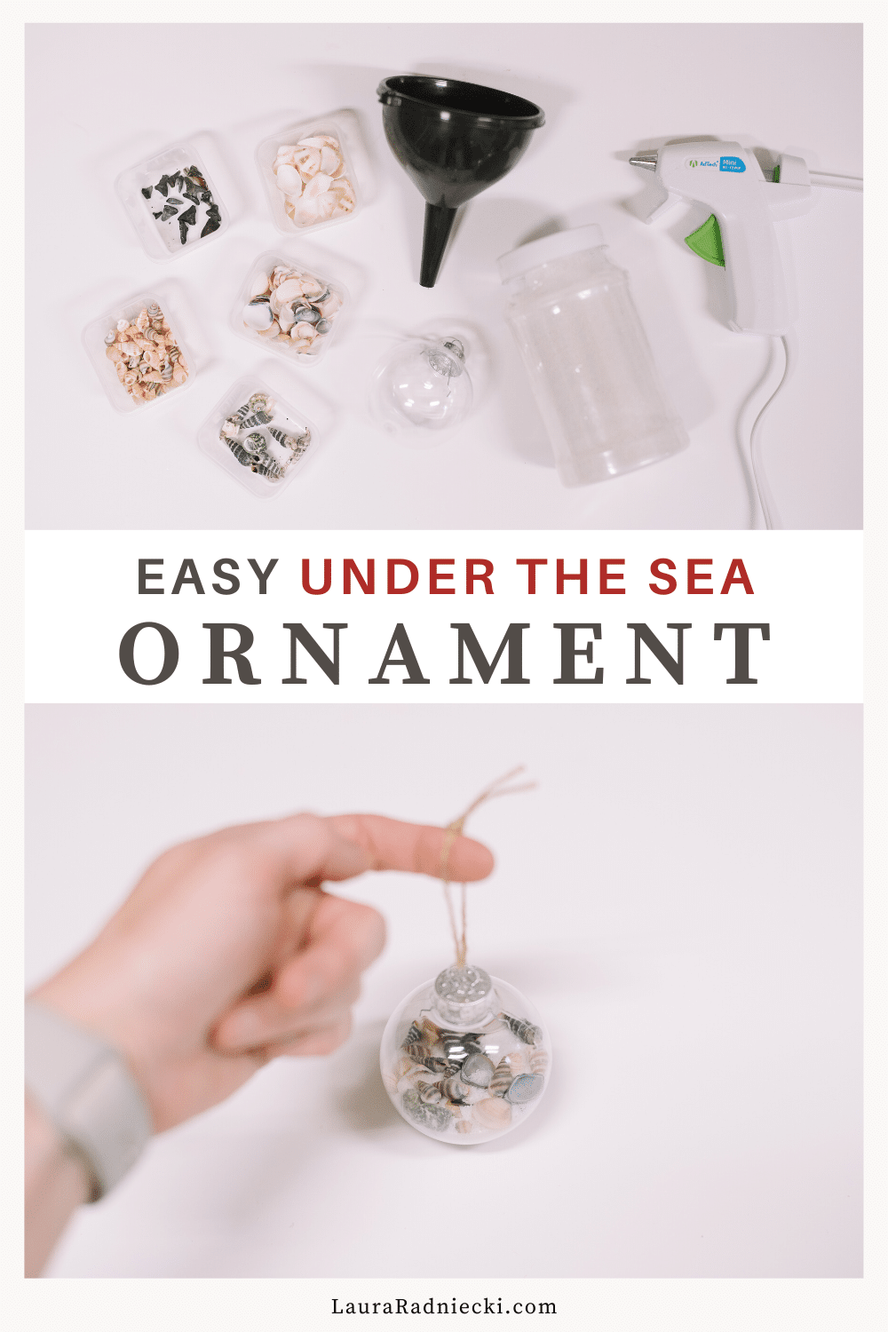 How to Make an Ocean Christmas Ornament