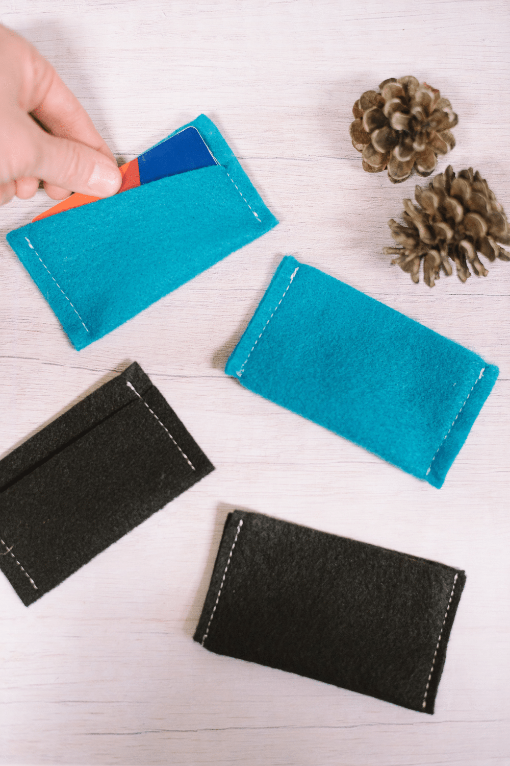 How to Sew Gift Card Pouches