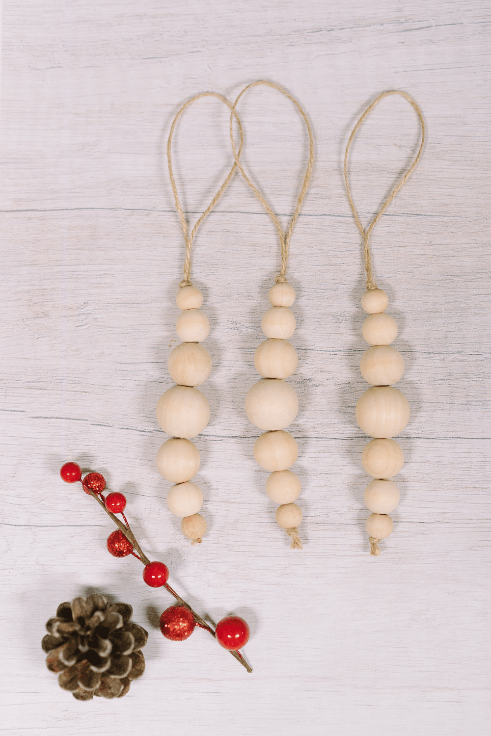 How to Make Wood Bead Ornaments