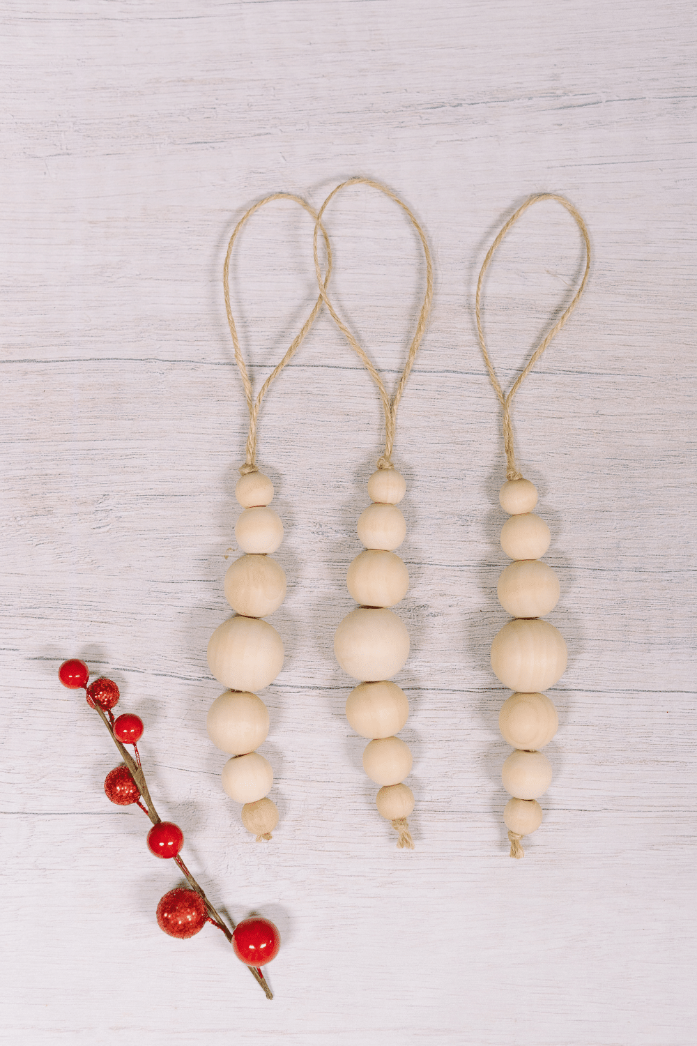 How to Make Wood Bead Ornaments