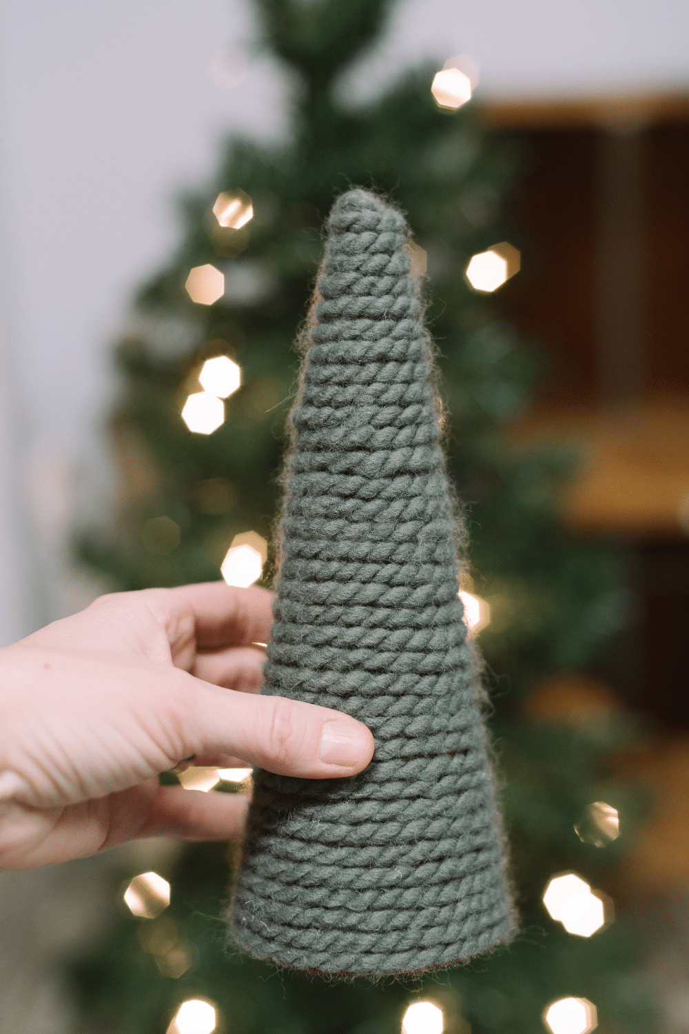 How to Make DIY Christmas Trees with Rope, Jute, Twine, and Yarn