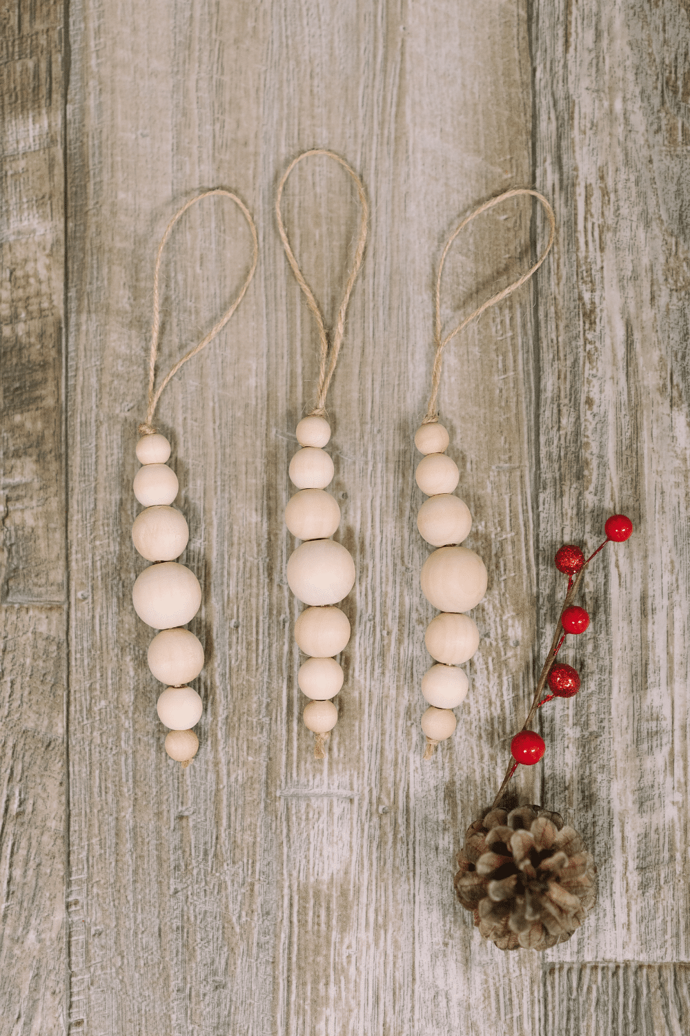 How to Make Wood Bead Ornaments