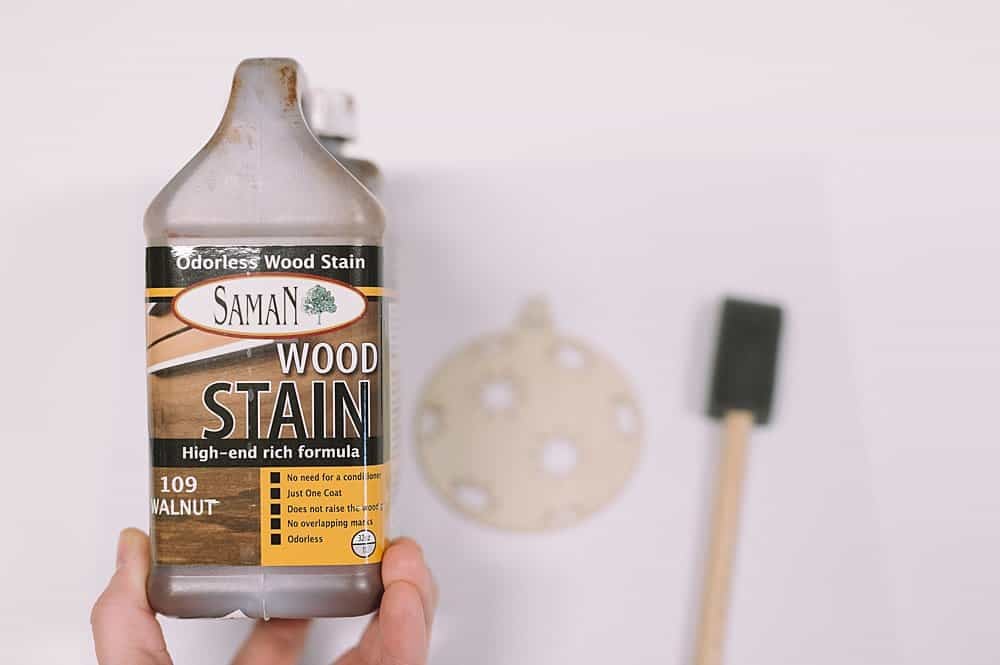 pick a stain for wood ornaments