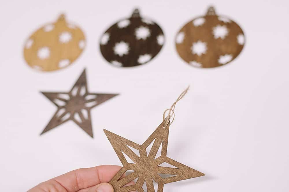 how to make stained wood christmas ornaments