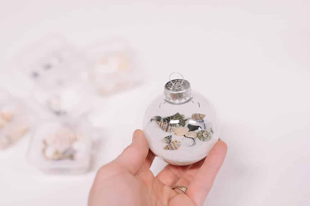 how to make an ocean Christmas ornament