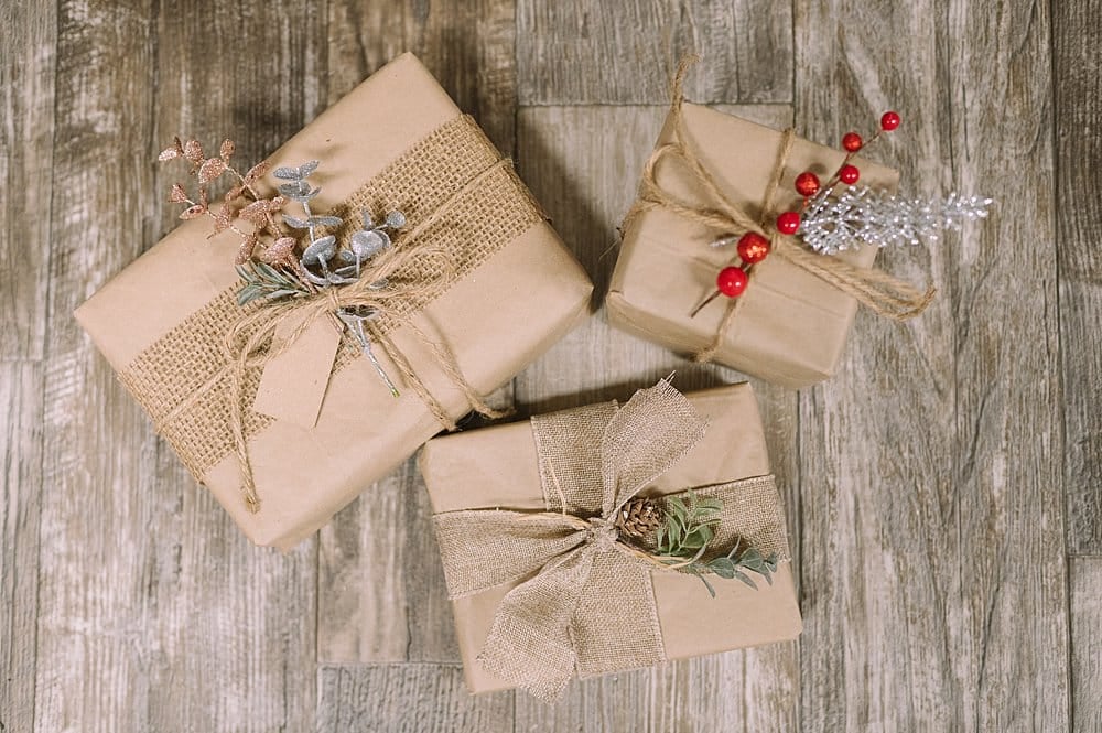 kraft paper gift wrap inspiration