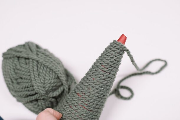 How to Make DIY Christmas Trees with Rope, Jute, Twine, and Yarn