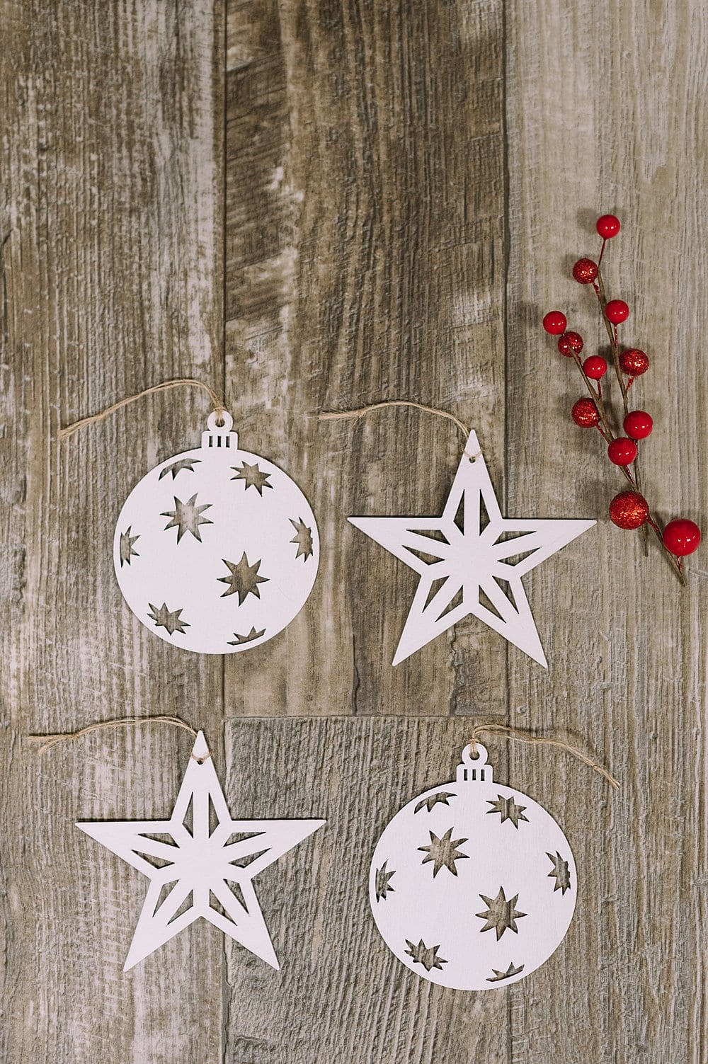 How to Stain Wood Ornaments from Dollar Tree