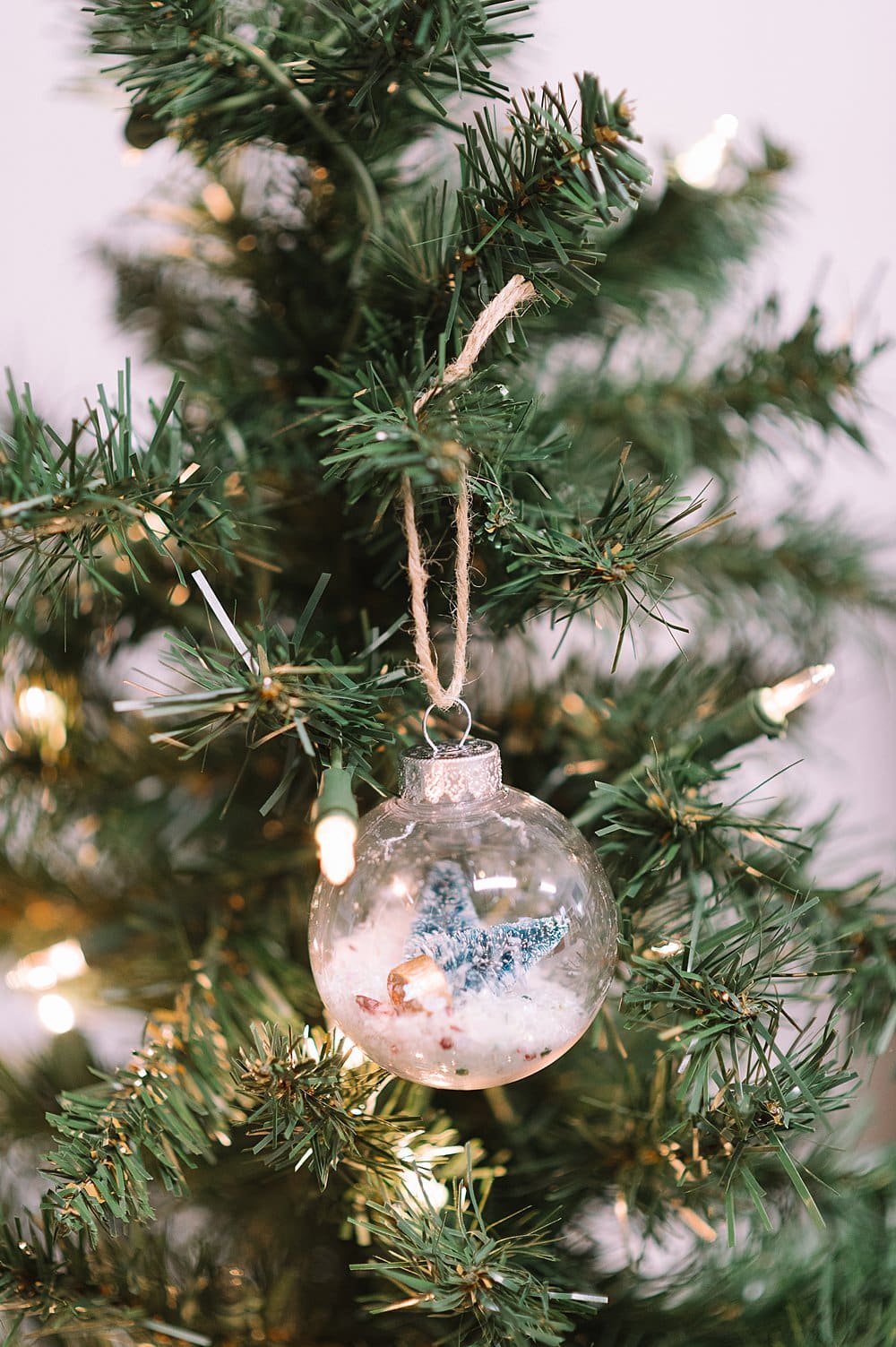 How to Make a Christmas Snow Globe Ornament