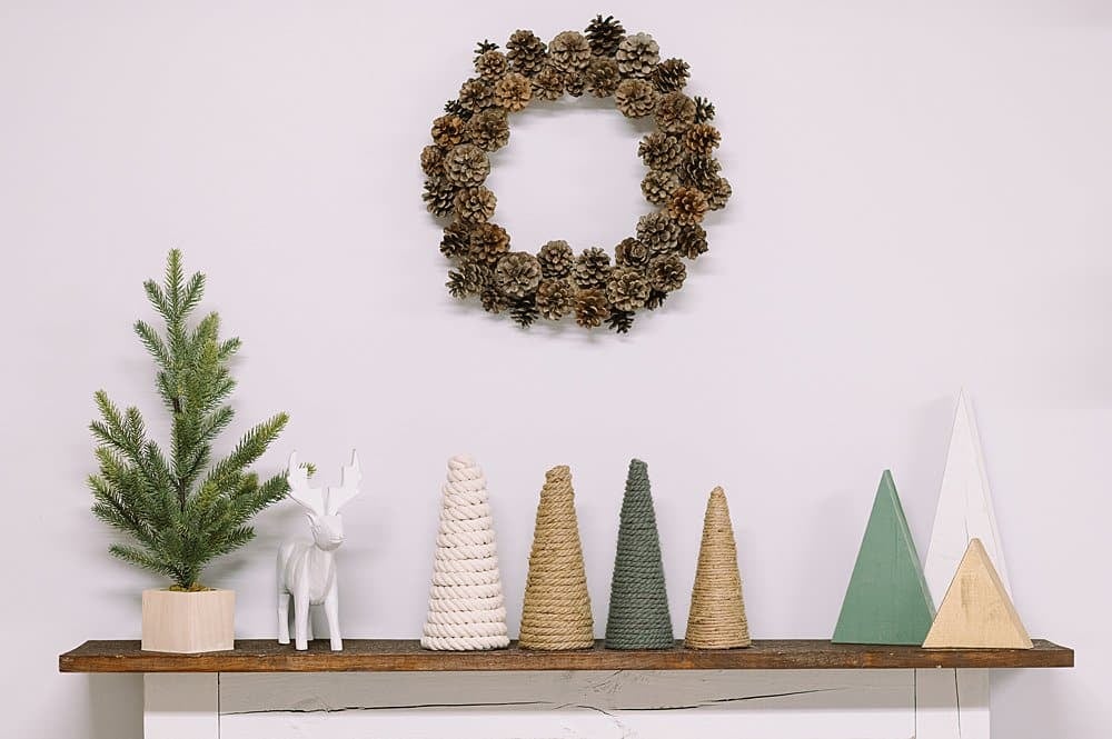 How to Make DIY Christmas Trees with Rope, Jute, Twine, and Yarn