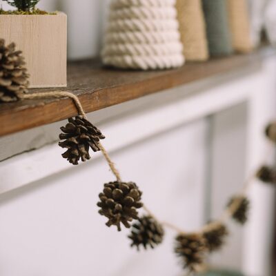 How to Make a Pinecone Garland