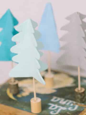 how to make felt trees for the holidays