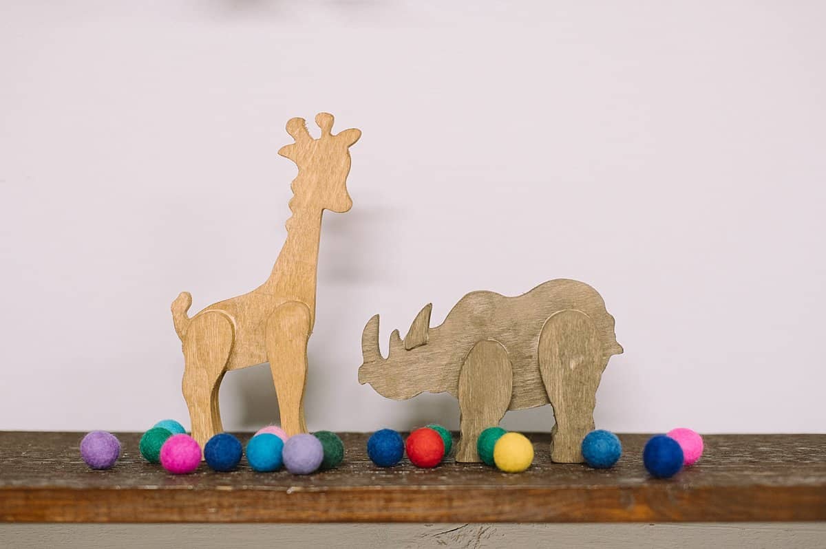 Wood shop animals crafts