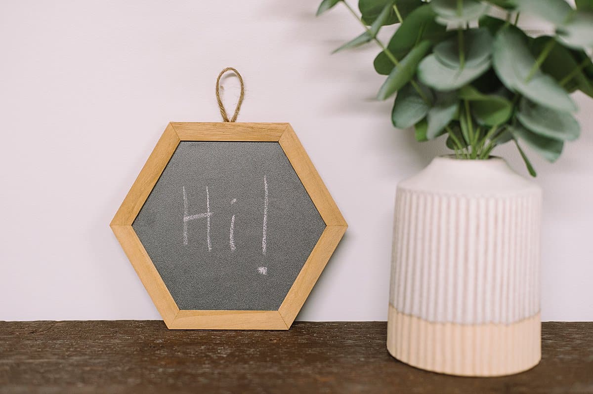 How to Make DIY Mini Wooden Chalkboards from Dollar Tree