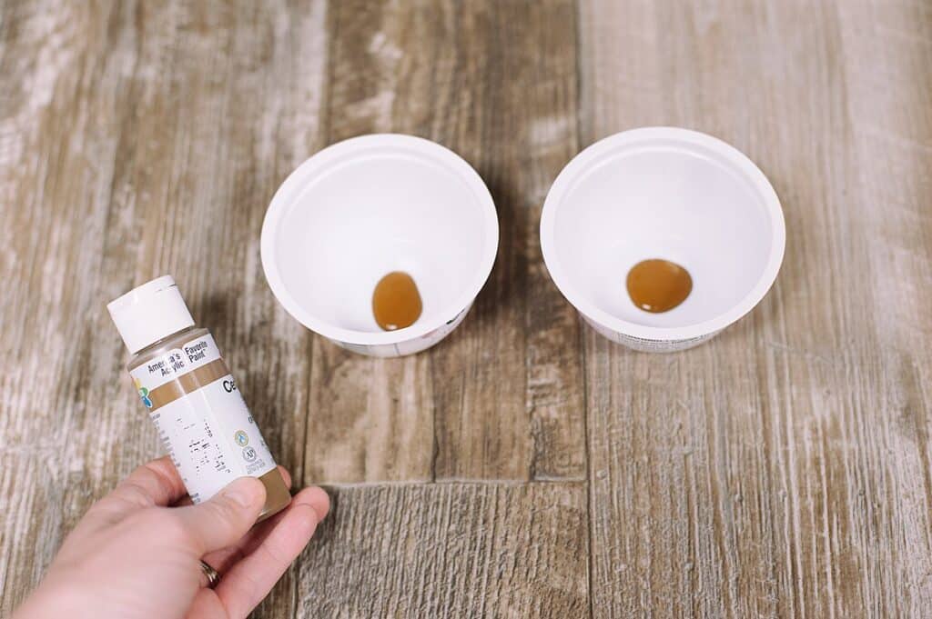 How to Stain Wood with Paint | Staining Wood Using Craft Paint