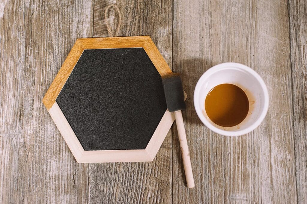 How to Stain Wood with Paint | Staining Wood Using Craft Paint