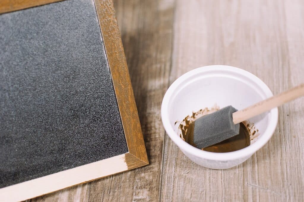 How to Stain Wood with Paint | Staining Wood Using Craft Paint