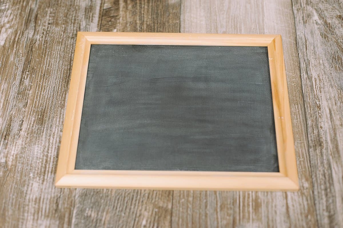 how to make a DIY chalkboard with chalkboard paint