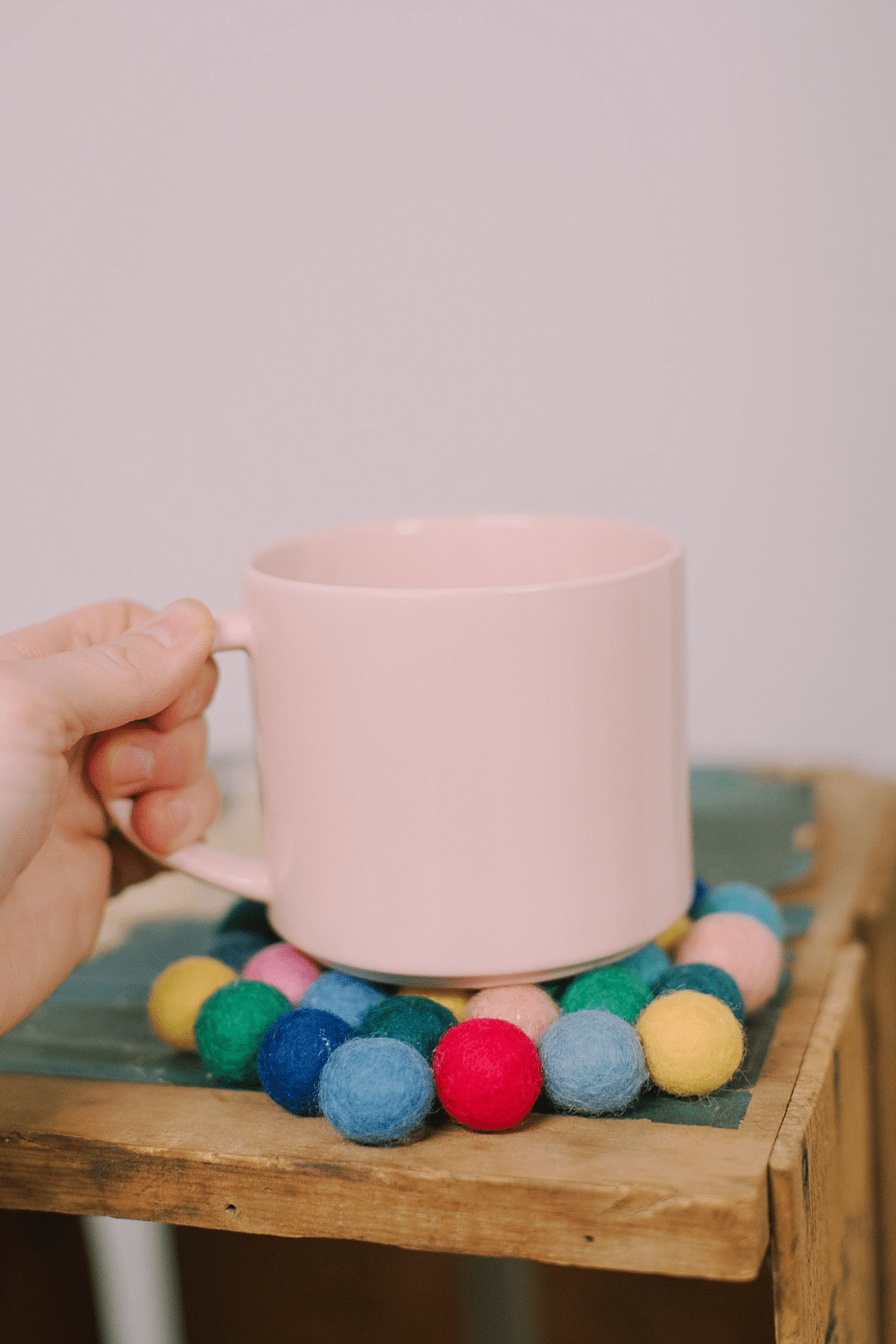 How to Make a Felt Ball Coaster