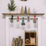 How to Make a DIY Gnome Garland with Yarn and Sock Gnomes for Christmas