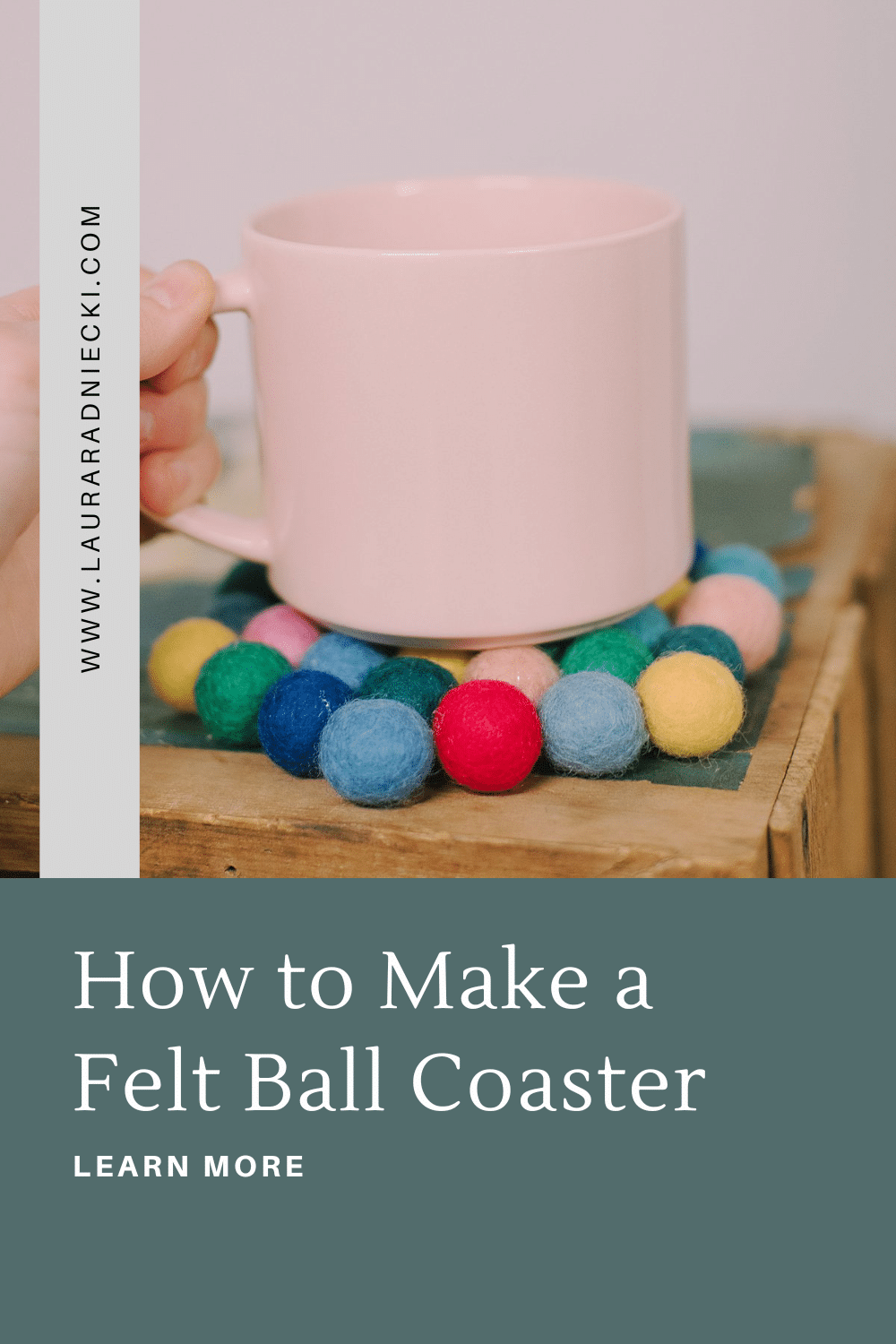 How to Make a Felt Ball Coaster