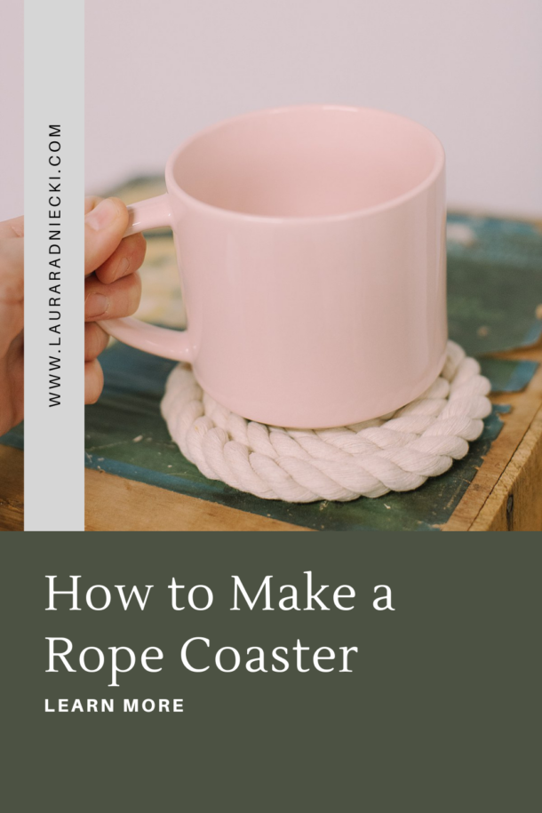 How to Make a Rope Coaster DIY Rope Trivet